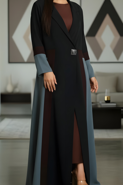 عباية كريب ناعم ملونة 070