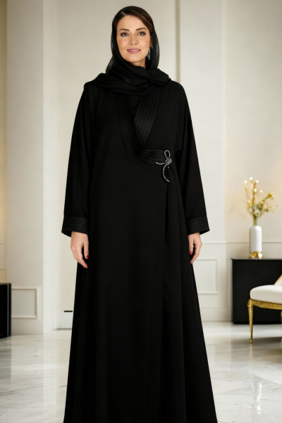 عباية كريب ناعم 063 عباية كريب ناعم 063