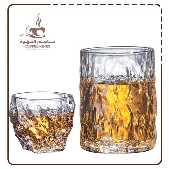 كوب زجاجي مموج - MG047
