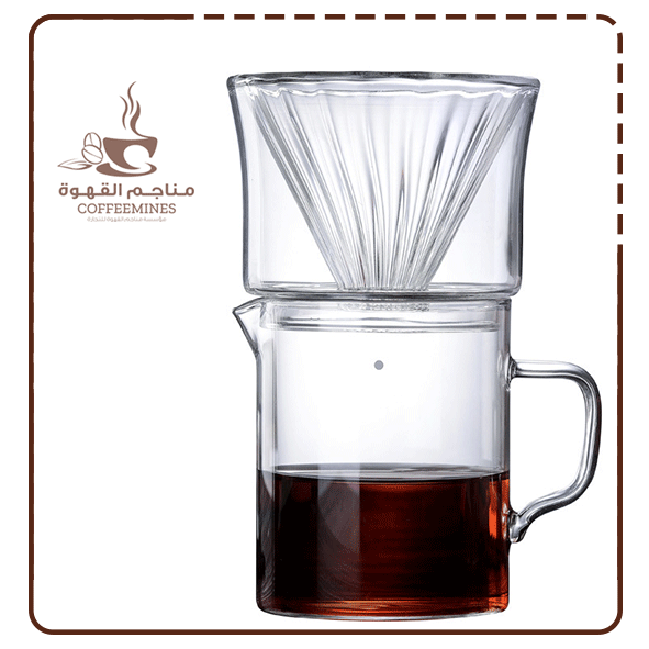 طقم قمع مع سيرفر زجاجي دبل جلاس - MG057 طقم قمع مع سيرفر زجاجي دبل جلاس - MG057