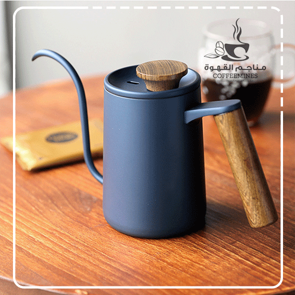 إبريق تقطير قهوة عنق الإوزة مقبض خشبي - MG058  إبريق تقطير قهوة عنق الإوزة مقبض خشبي - MG058