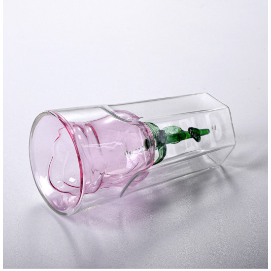 كوب الزهرة مزدوج فاخر 190 مل - MG037