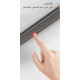 سكة خاصة للانارة المغناطيسية 115 سم أسود