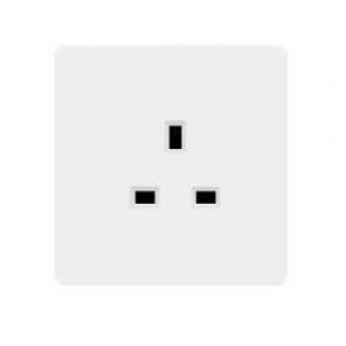 فيش 13 أمبير ولمبة بـــــدون مفتاح - أبيض بيانو