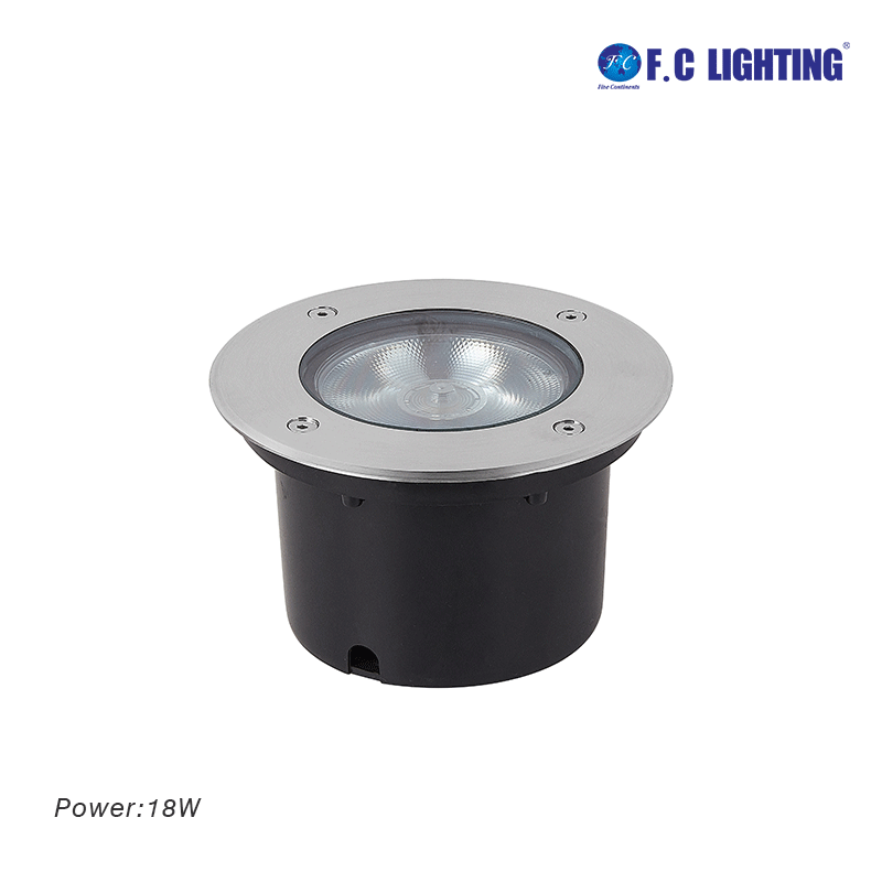 انارة خارجية أرضية دفان  غرس 18 وات 3000 كلفن