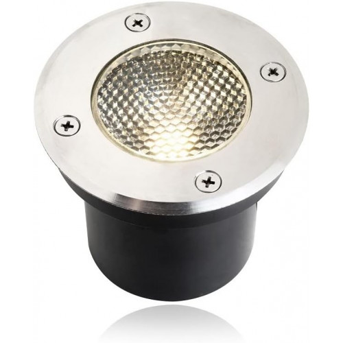 جهاز انارة خارجية أرضية دفان مع امكانية تركيب لمبة سبوت لايت