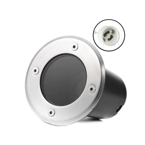 جهاز انارة خارجية أرضية دفان مع امكانية تركيب لمبة سبوت لايت