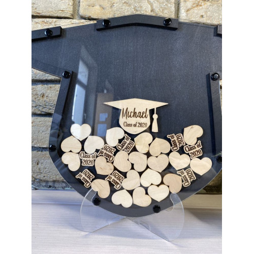 طارة أمنيات التخرج خشب اسود  طارة أمنيات التخرج خشب اسود