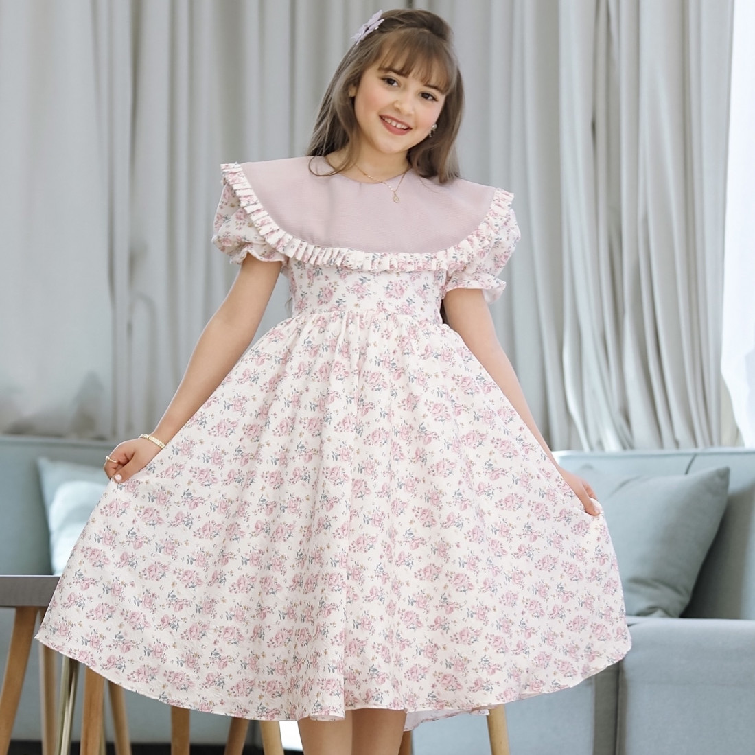 فستان بناتي سبور دلعه - 909