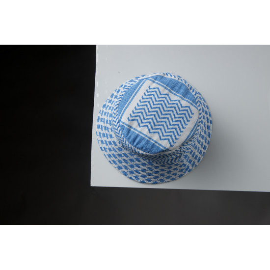 Blue Shumag Bucket Hat