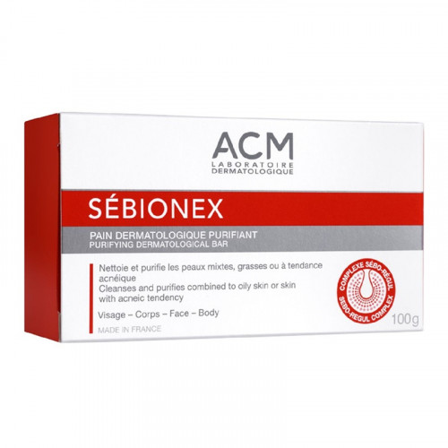 اي سي ام، سيبيونكس، قالب صابون منقي، للبشرة المختلطة والدهنية - 100 جم