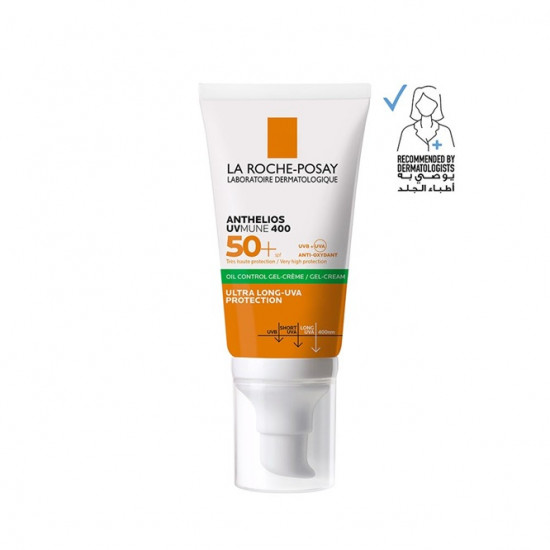 لاروش بوزيه أنثيليوس يوفيميون 400 كريم جل واقي شمس للبشرة الدهنية SPF 50+ 50 مل لاروش بوزيه أنثيليوس يوفيميون 400 كريم جل واقي شمس للبشرة الدهنية SPF 50+ 50 مل
