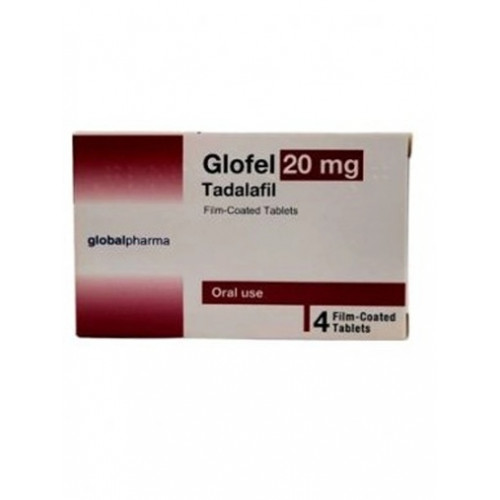 جلوفل (تادالافيل) 20 مجم 4 قرص جلوفل (تادالافيل) 20 مجم 4 قرص
