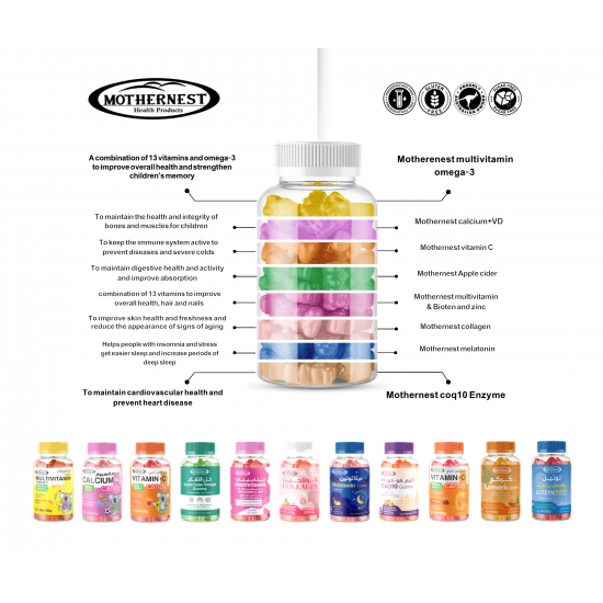 مذرنيست فيتامين سي الاطفال 36 حلوى مضغ مذرنيست فيتامين سي الاطفال 36 حلوى مضغ