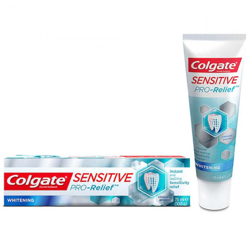 كولجيت معجون اسنان مبيض للاسنان الحساسة 75 مل كولجيت معجون اسنان مبيض للاسنان الحساسة 75 مل