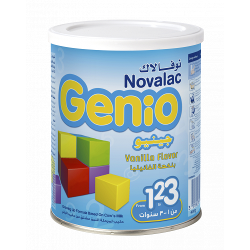 نوفالاك جينيو حليب أطفال (3) 400 جم نوفالاك جينيو حليب أطفال (3) 400 جم