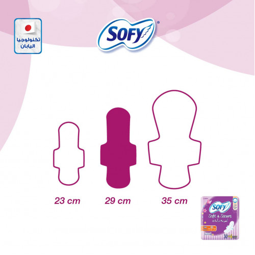 سوفي نعومة و أمان رقيقة كبير بالاجنحة 36 فوطة سوفي نعومة و أمان رقيقة كبير بالاجنحة 36 فوطة