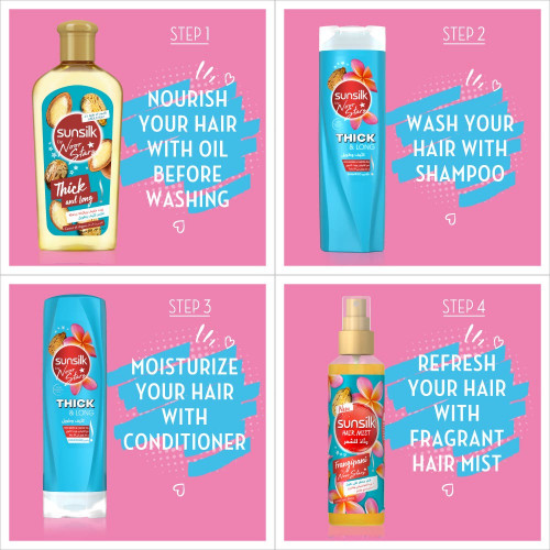 صنسيلك زيت نور ستارز كثيف و طويل 250مل صنسيلك زيت نور ستارز كثيف و طويل 250مل