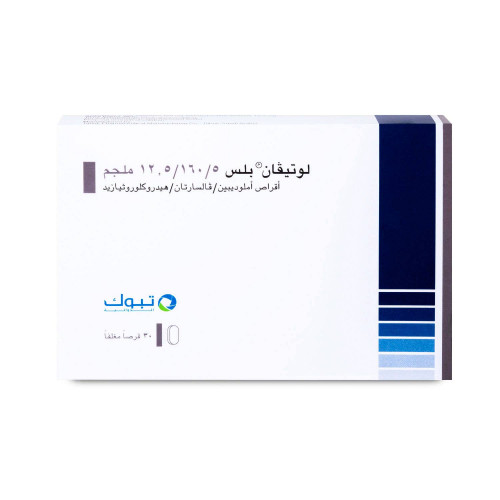 لوتيفان بلس 12.5/160/5 ملجم 30 قرص لوتيفان بلس 12.5/160/5 ملجم 30 قرص
