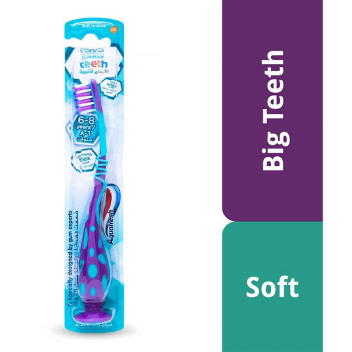 اكوافريش فرشة اسنان أطفال الأسنان الكبيره ناعم اكوافريش فرشة اسنان أطفال الأسنان الكبيره ناعم