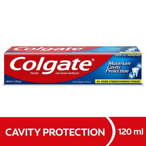 كولجيت معجون أسنان حماية ضد التسوس 120 مل كولجيت معجون أسنان حماية ضد التسوس 120 مل