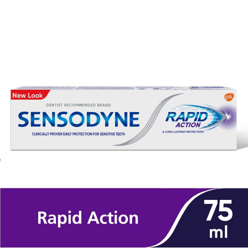 سنسوداين معجون اسنان مفعول سريع (جديد) 75 مل سنسوداين معجون اسنان مفعول سريع (جديد) 75 مل