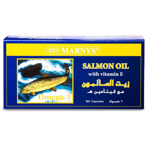 مارنيز زيت السالامون اوميجا 3 & فيتامين ه 60 كبسولة مارنيز زيت السالامون اوميجا 3 & فيتامين ه 60 كبسولة
