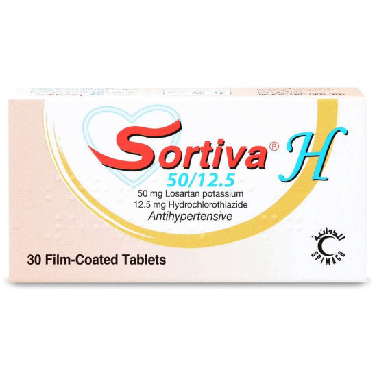 سورتيفا - اتش 50/12.5 مجم 30 قرص
