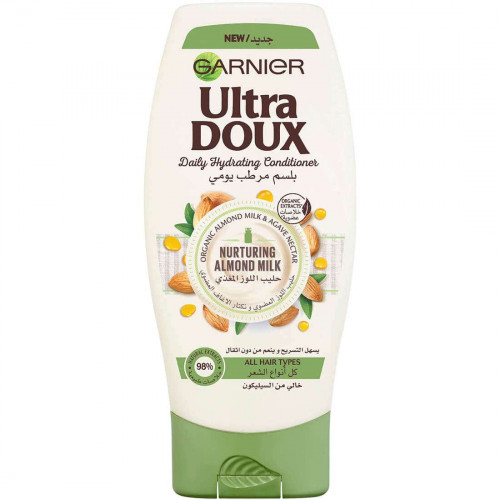 الترا دو بلسم مرطب يومي بحليب اللوز لكل انواع الشعر 400 مل الترا دو بلسم مرطب يومي بحليب اللوز لكل انواع الشعر 400 مل