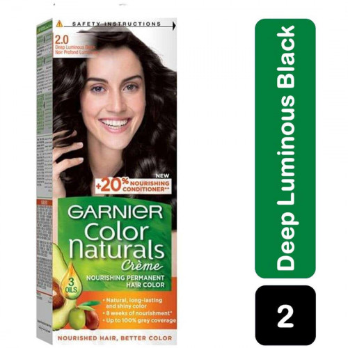 جارنييه صبغة شعر أسود لامع 2 جارنييه صبغة شعر أسود لامع 2