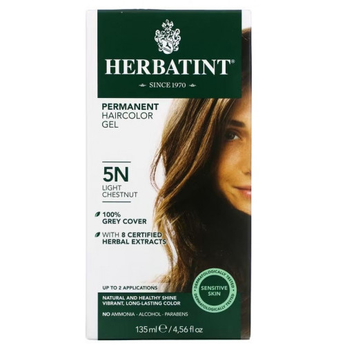 هيرباتنت صبغة الشعر كستنائى فاتح 5N هيرباتنت صبغة الشعر كستنائى فاتح 5N