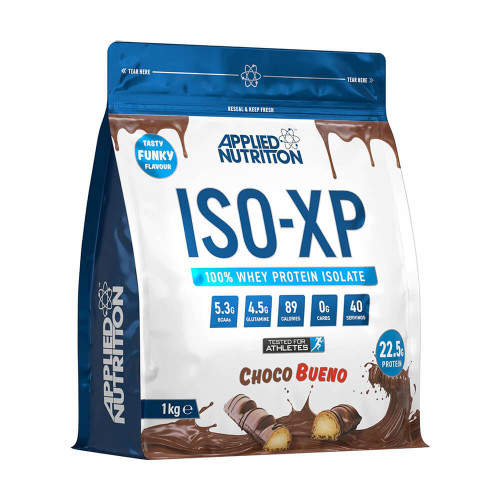 ابلايد نيوترشن ايزو إكس بى شوكلت بوينو  1 كجم  APPLIED NUTRITION ابلايد نيوترشن ايزو إكس بى شوكلت بوينو  1 كجم  APPLIED NUTRITION
