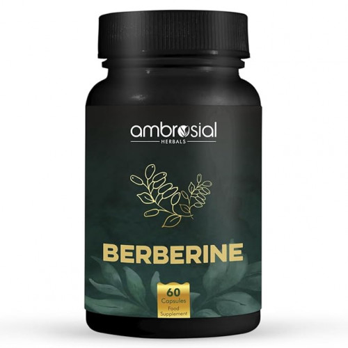 Ambrosial Berberine HCL 500 mg - 60 Capsules Ambrosial Berberine HCL 500 mg - 60 Capsules