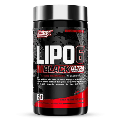 نيوتركس ليبو-6 الأسود فائق التركيز 60 كبسولة Nutrex Research Lipo-6 Black