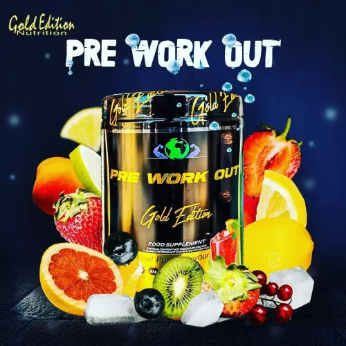 قولد اديشن بري ورك اوت بنكهة الفواكه 380 جم 38 سكوب قولد اديشن بري ورك اوت بنكهة الفواكه 380 جم 38 سكوب