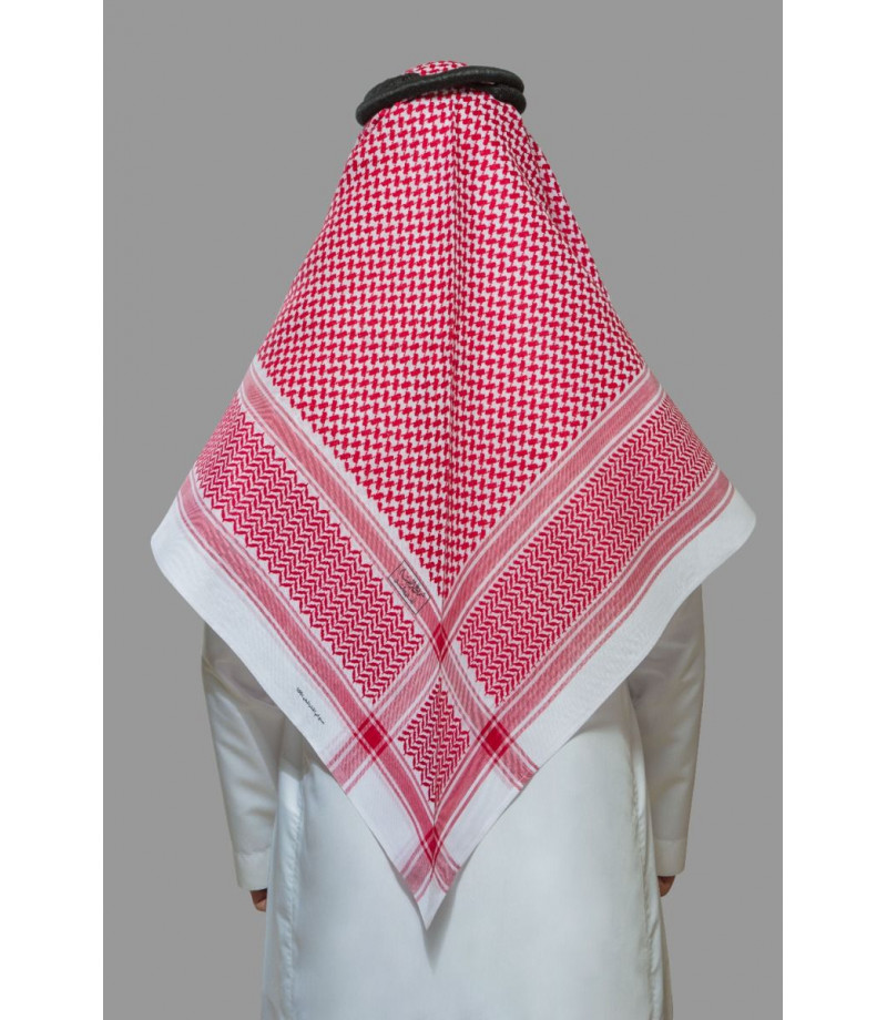 شماغ البسام الختم الأسود إنجليزي  شماغ البسام الختم الأسود إنجليزي