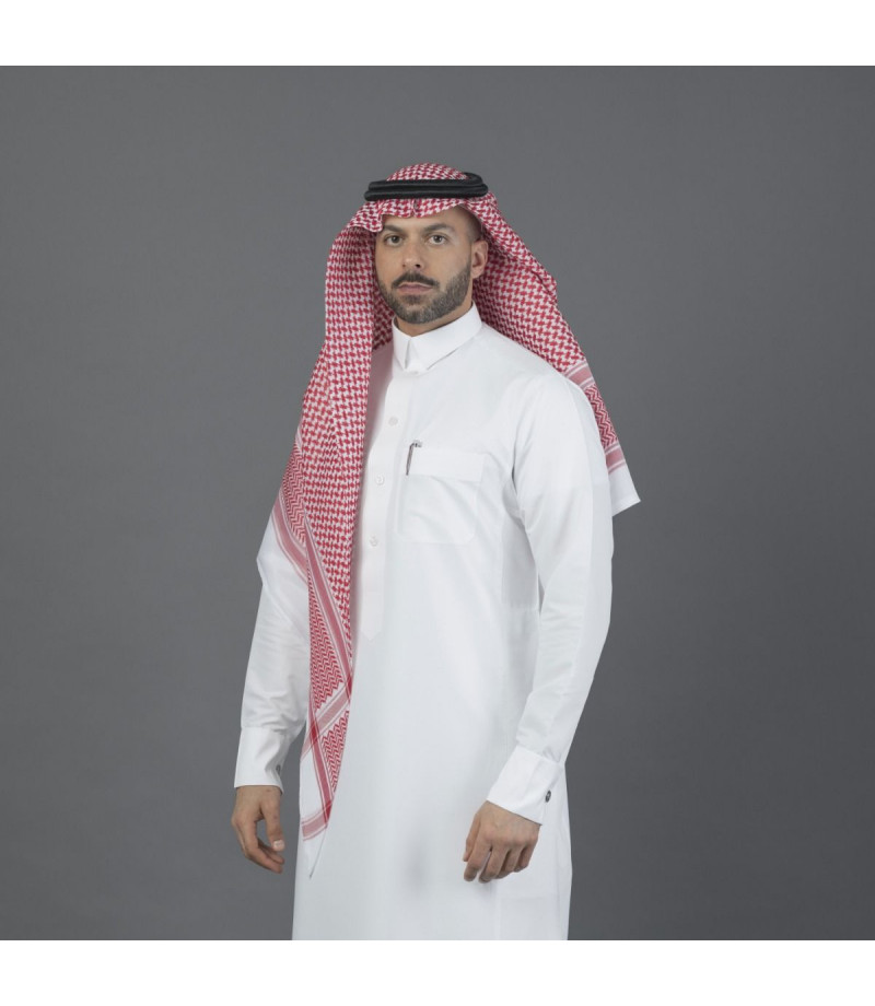 شماغ البسام كلاسيك إنجليزي  شماغ البسام كلاسيك إنجليزي