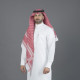 شماغ البسام بريز أحمر غامق  شماغ البسام بريز أحمر غامق