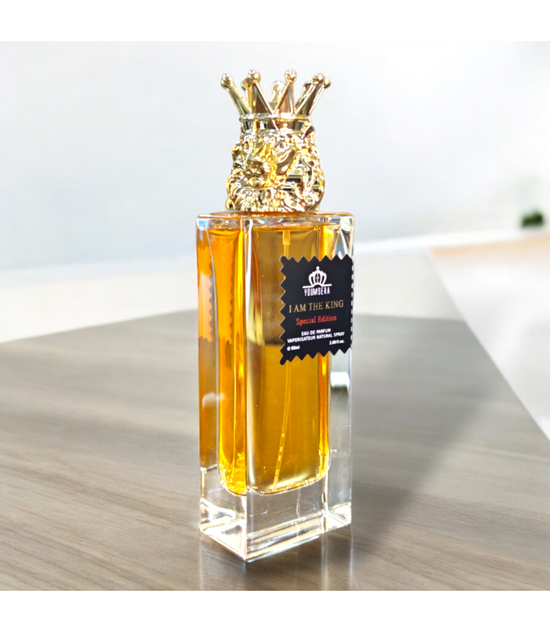 عطر يومسيرا أنا الملك I AM THE KING الذهبي نسائي - 100 مل عطر يومسيرا أنا الملك I AM THE KING الذهبي نسائي - 100 مل
