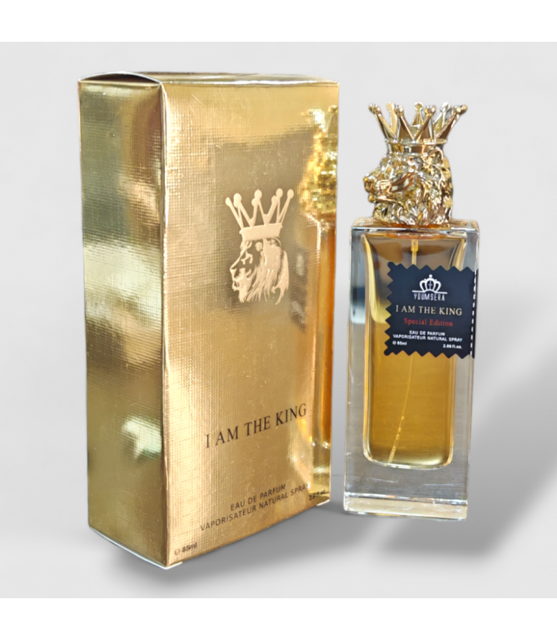 عطر يومسيرا أنا الملك I AM THE KING الذهبي نسائي - 100 مل عطر يومسيرا أنا الملك I AM THE KING الذهبي نسائي - 100 مل