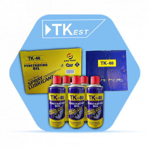 TK-40 بخاخ إزالة الصدأ وزيت التشحيم (كرتون) TK-40 بخاخ إزالة الصدأ وزيت التشحيم (كرتون)