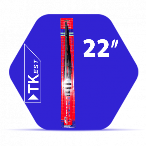 طقم مساحات زجاج السيارة مقاس 22