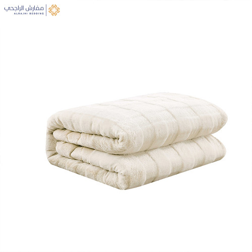 مفرش شتوي مخمل 4 قطع نفر