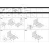 هيكل سرير معدني أبيض 200×120 سم
