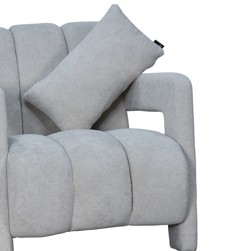 كرسي مفرد فخم مودرن مخمل رمادي كرسي مفرد فخم مودرن مخمل رمادي