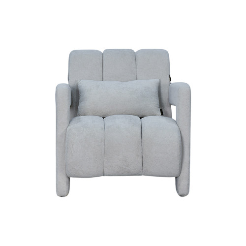 كرسي مفرد فخم مودرن مخمل رمادي كرسي مفرد فخم مودرن مخمل رمادي