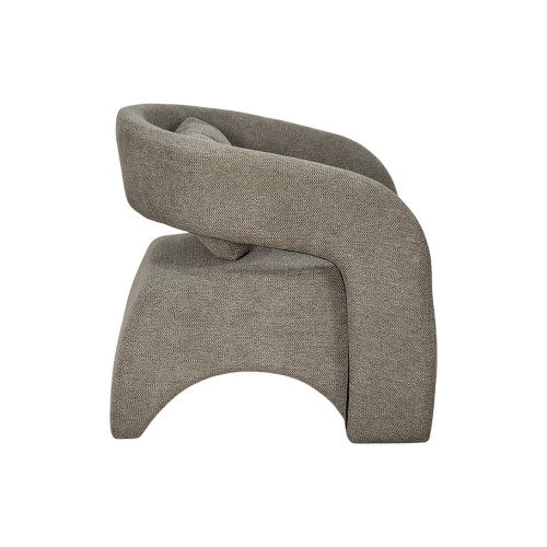 كرسي مفرد فاخر من القماش بني كرسي مفرد فاخر من القماش بني