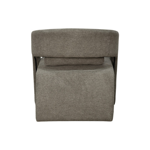 كرسي مفرد فاخر من القماش بني كرسي مفرد فاخر من القماش بني