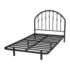هيكل سرير معدن أسود 120×200 سم