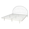 هيكل سرير معدني أبيض 180×200 سم هيكل سرير معدني أبيض 180×200 سم